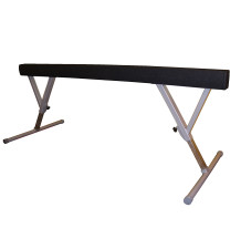 High gymnastic balance beam with height adjustment