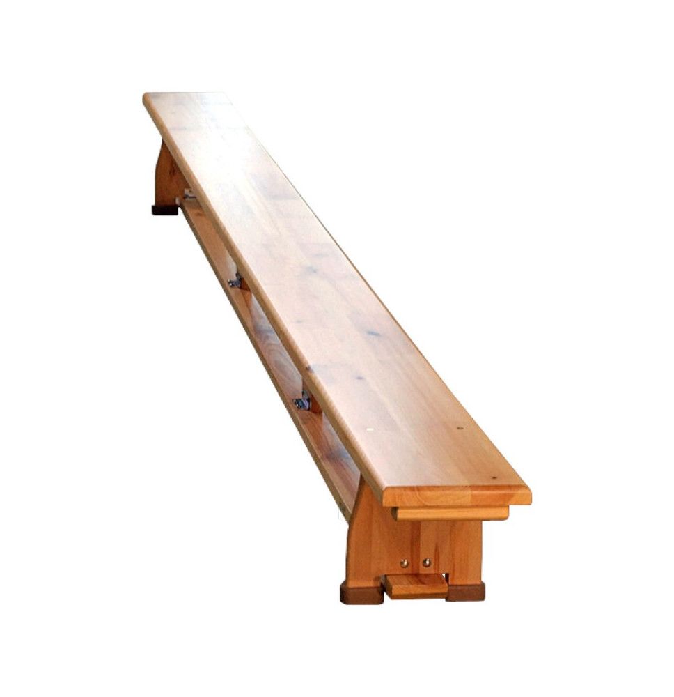 School gymnastic bench with certificate wooden legs Bench length 2