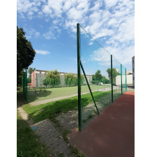 PE protective net for an external ball catcher