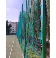 PE protective net for an external ball catcher