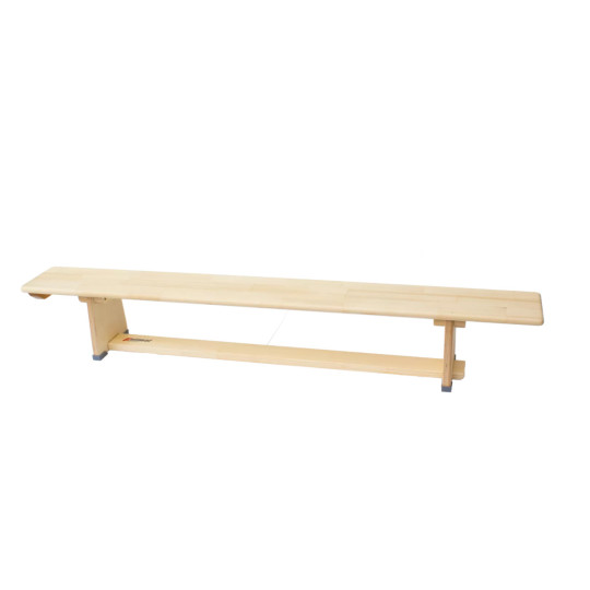 copy of School gymnastic bench with certificate wooden legs