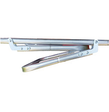 Camping bed with adjustable backrest