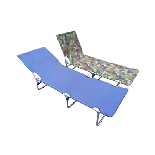 Łóżko turystyczne z regulacją oparcia