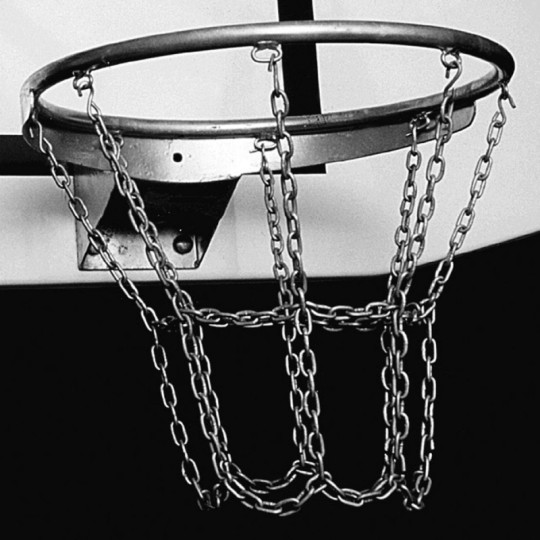 Chain net for basketball hoop