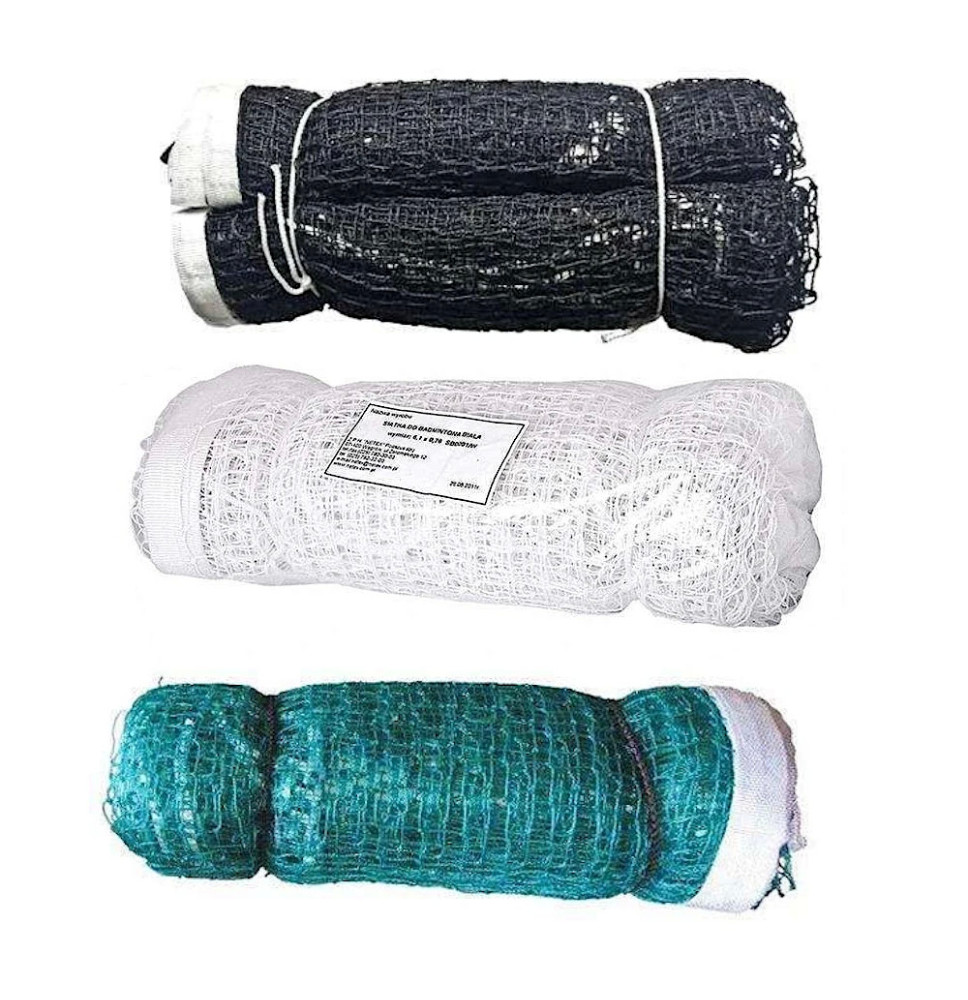 Badminton net 6.1 x 0.76m 3 colors