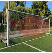 A net for practicing shooting accuracy/throws at goal