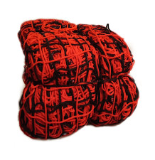 Dwukolorowa siatka na bramkę młodzieżową 5x2m