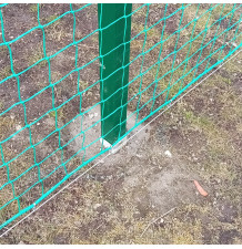 Steel ball catcher brace - 4 x 4 cm