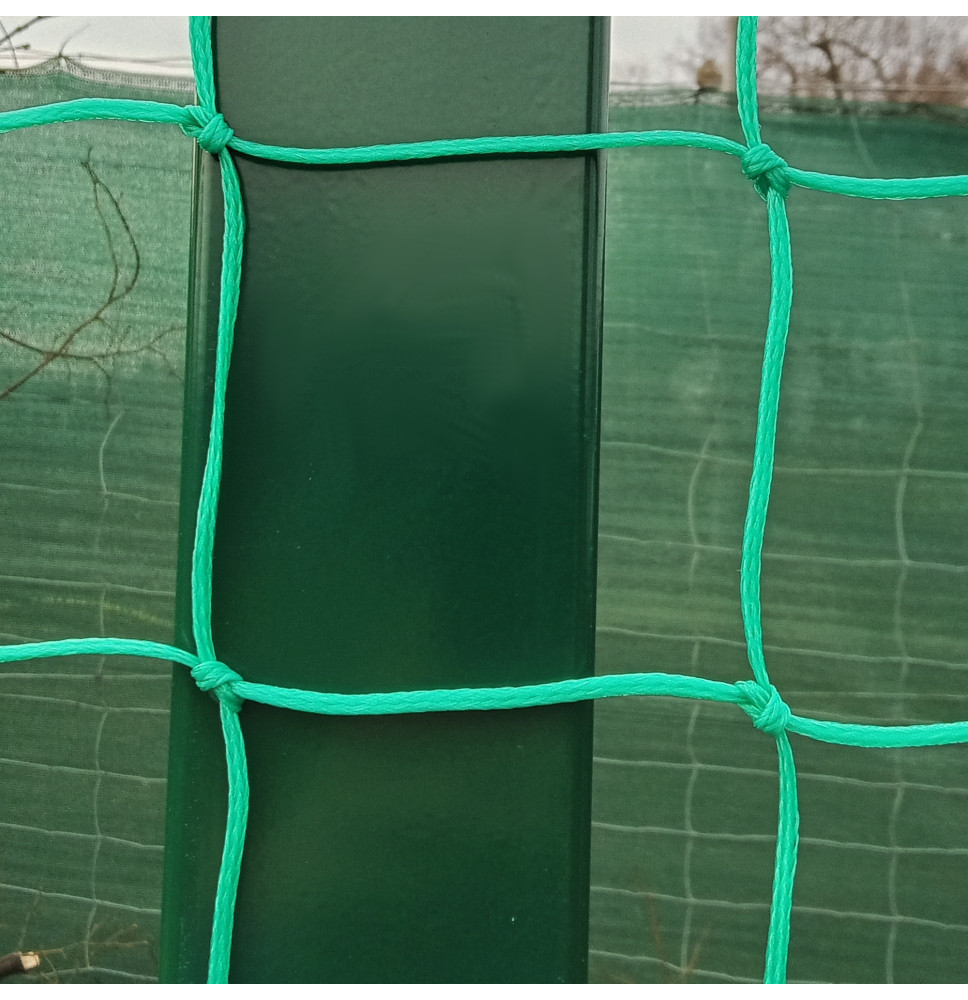 PE protective net for an external ball catcher