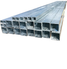 Ball catcher post - steel profile 8 x 8 cm