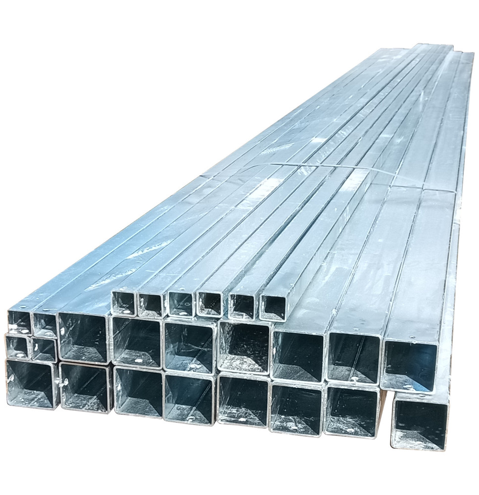 Słup piłkochwytu profil stalowy 8x8cm