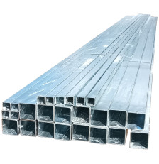 Ball catcher post - steel profile 8 x 8 cm