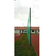 Słup piłkochwytu profil stalowy 8x8cm