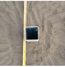 Steel ball catcher brace - 4 x 4 cm