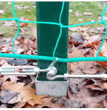 Steel ball catcher brace - 4 x 4 cm