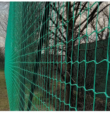 PE protective net for an external ball catcher