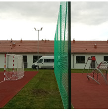 PE protective net for an external ball catcher