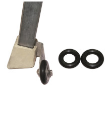Rubber rings for a vaulting horse