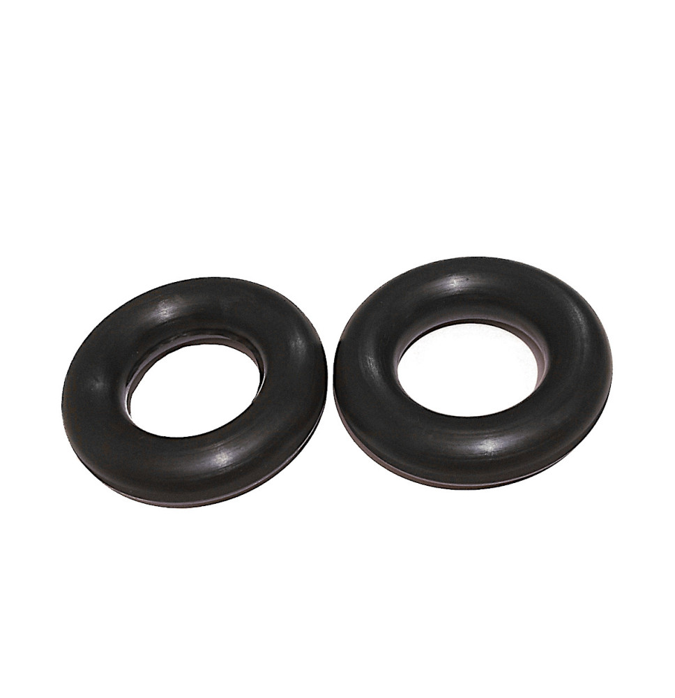 Rubber rings for a vaulting horse
