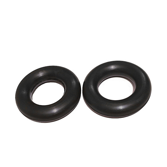 Rubber rings for a vaulting horse