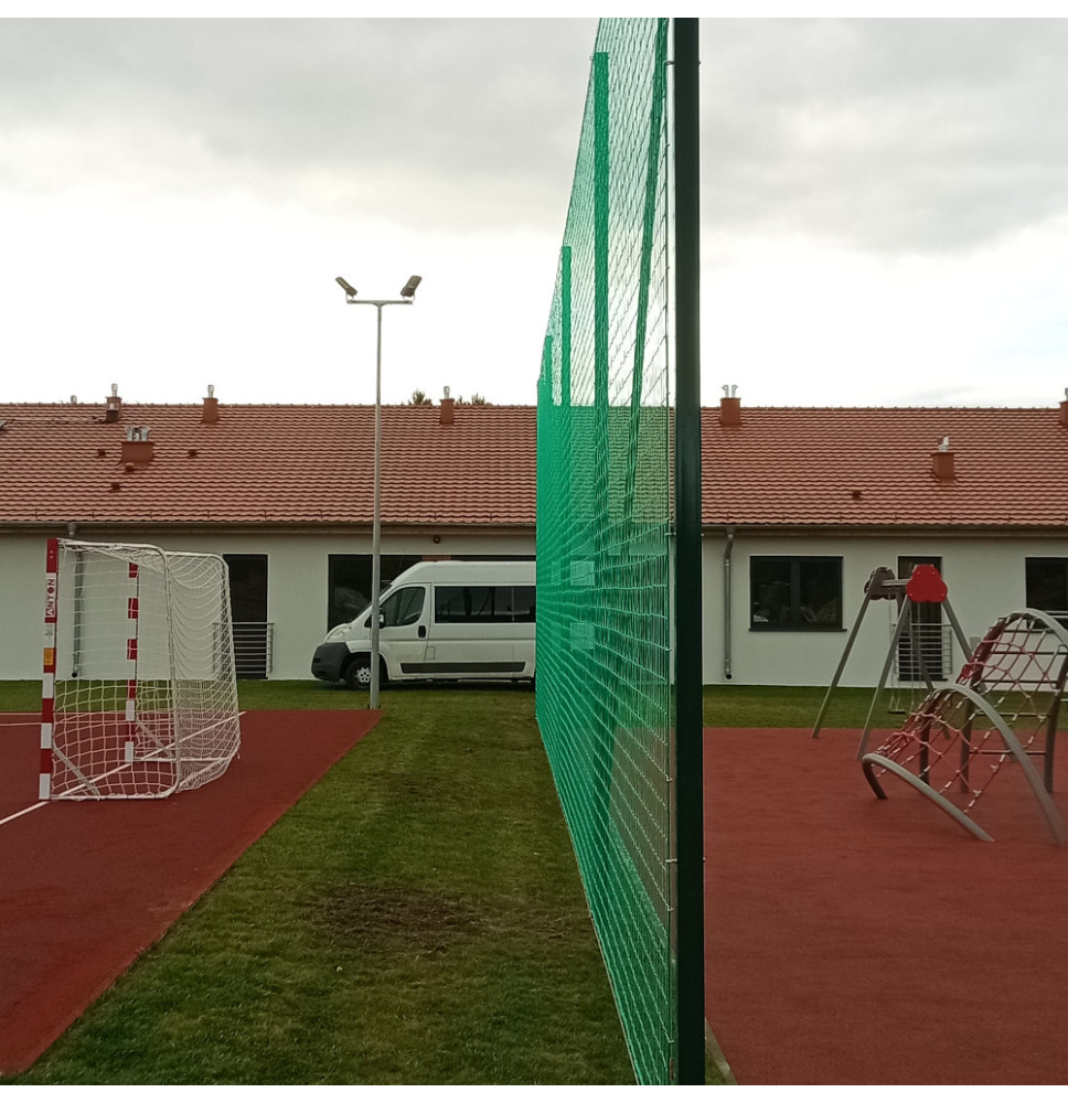 PE protective net for an external ball catcher