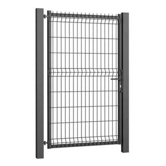 Furtka piłkochwytu profil stalowy 6x4cm wypełniona panelem 3D