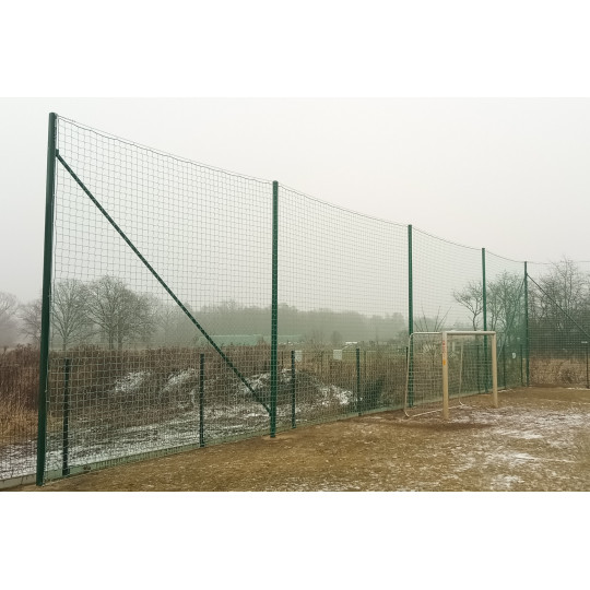 Steel ball catcher brace - 4 x 4 cm