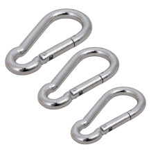 Karabińczyk strażacki ocynkowany do siatki piłkochwytu