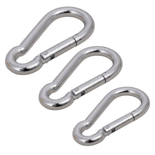Galvanized snap hook for ball catch net
